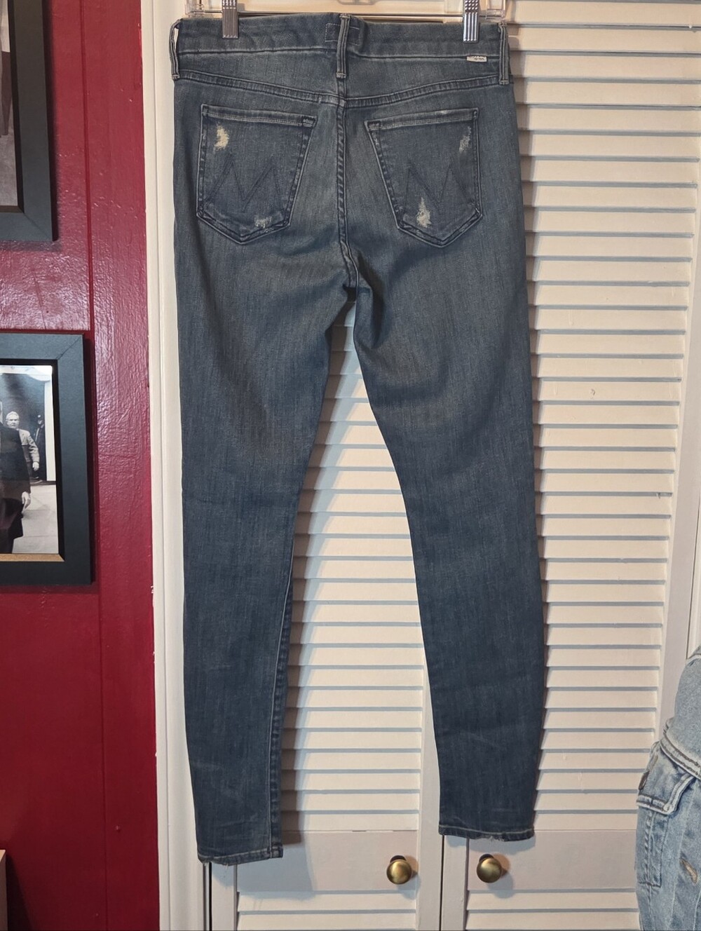 Mint condition!! Mother The Looker Jeans in Graffiti Girl SZ 28 - Picture 8 of 14